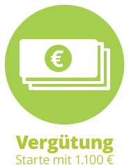 Vergütung Starte mit 1.100 €